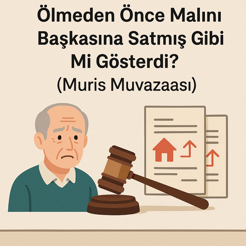 Miras bırakan kişinin malını başkasına satış gibi göstererek devretmesi – muris muvazaası örneği