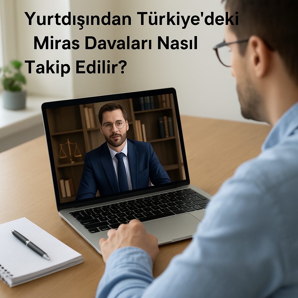 Yurtdışında yaşayan Türk vatandaşının Türkiye'deki miras davasını avukatıyla dijital ortamda takip etmesi